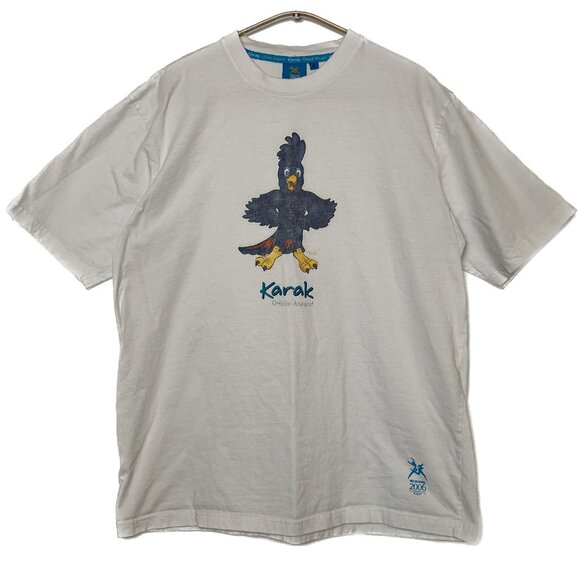 Australian Souvenir T-Shirt Men XL White Blue 2006 Melbourne Commonwealth Games - Picture 1 of 12